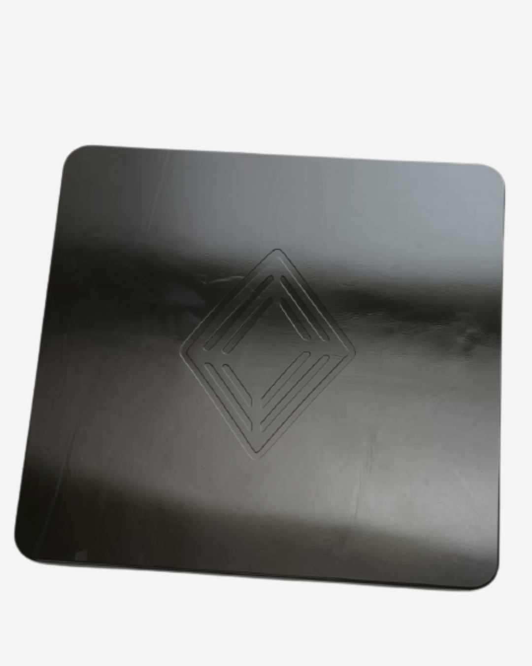 A square leather mahjong mat