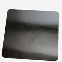 A square leather mahjong mat