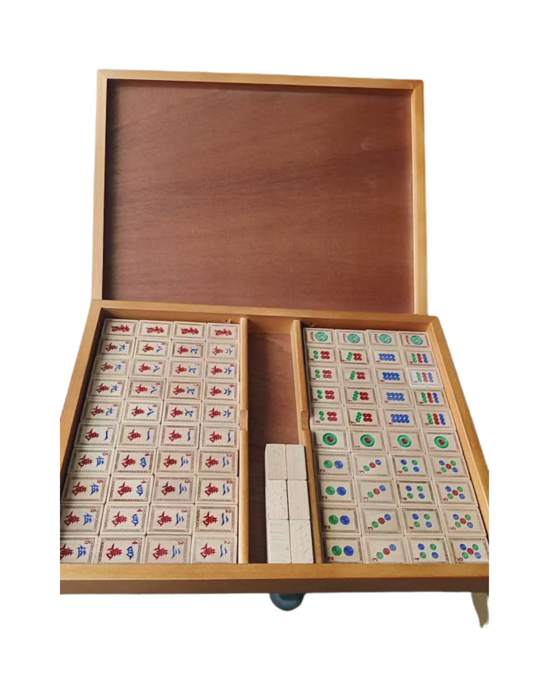 Library Tiles | Engraved Beechwood with Storage Box