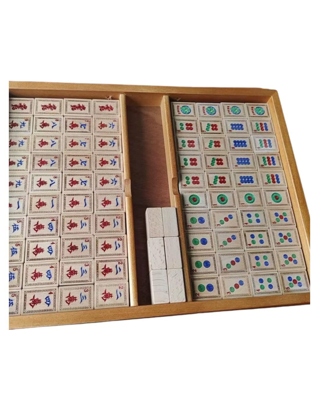 Library Tiles | Engraved Beechwood with Storage Box