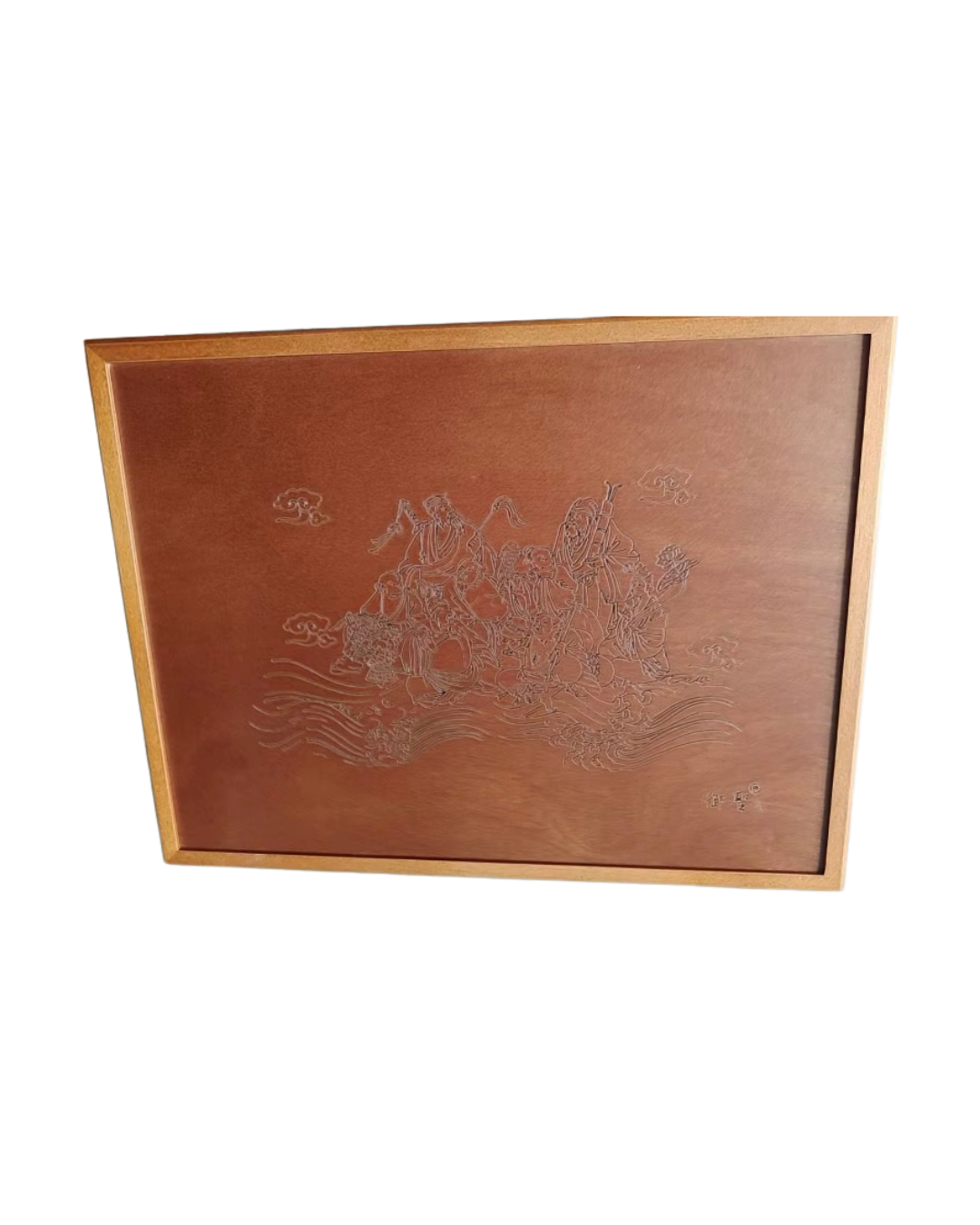 Library Tiles | Engraved Beechwood with Storage Box