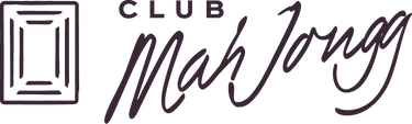Club Mah Jongg logo on field of aubergine